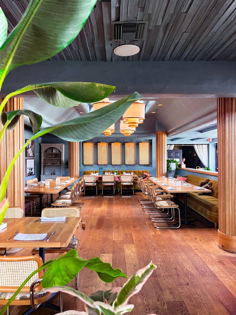 Indoor dining room at The Canal Club in Scottsdale, Arizona