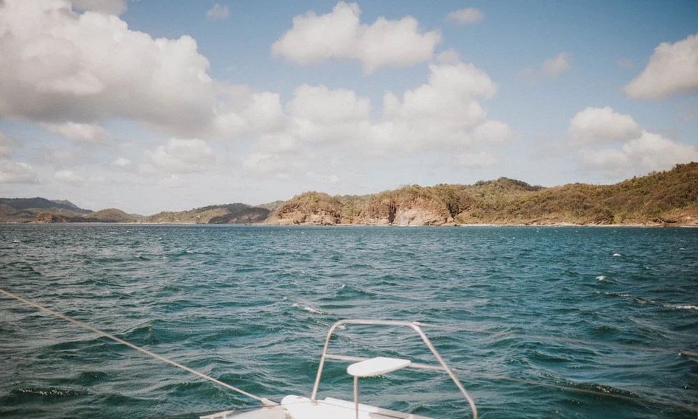 View from a boat in San Juan del Sur