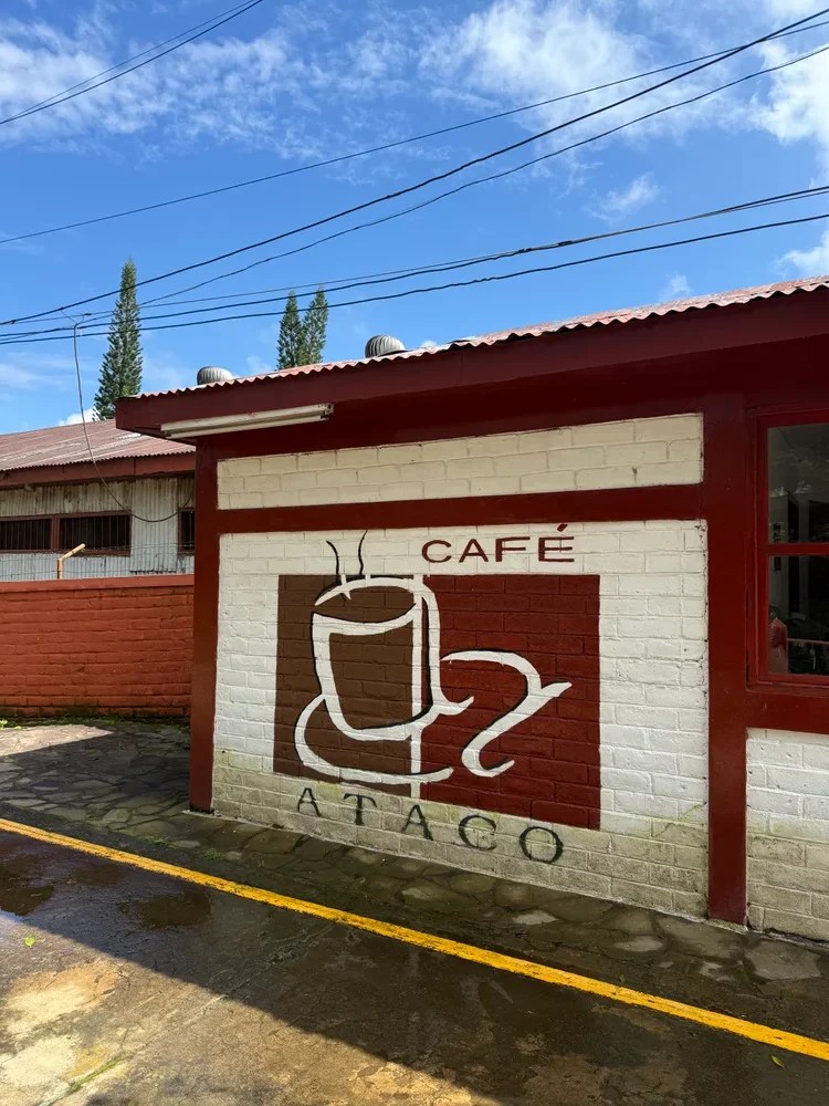Coffee sign at Cafe Ataco